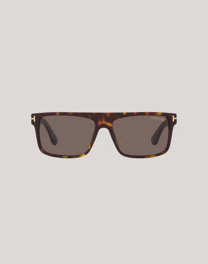 Regular High Bridge Fit Sunglasses in Dark Havana